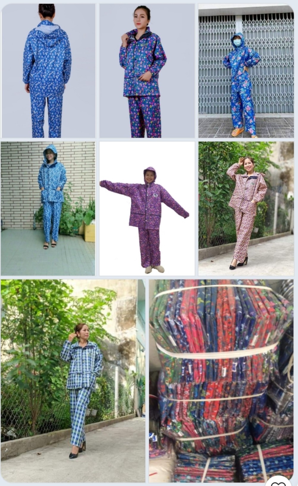 Áo Mưa Bộ Cao Cấp Cho Nữ