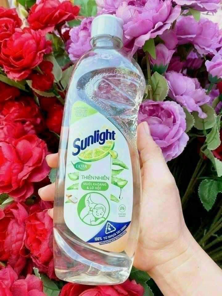 Nước Rửa Chén SUNLIGHT Thiên Nhiên Muối Khoáng và Lô Hội