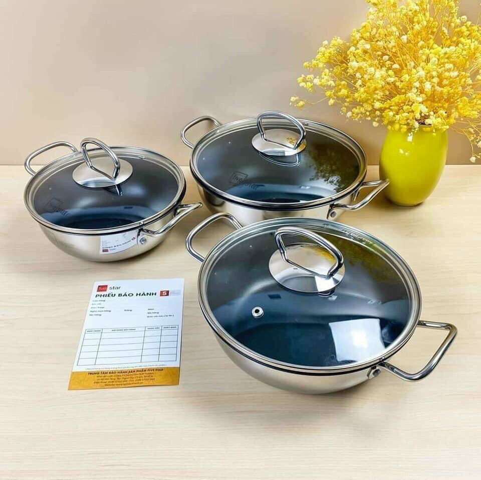 Nồi Chống Dính FIVESTAR Nắp Kính 2