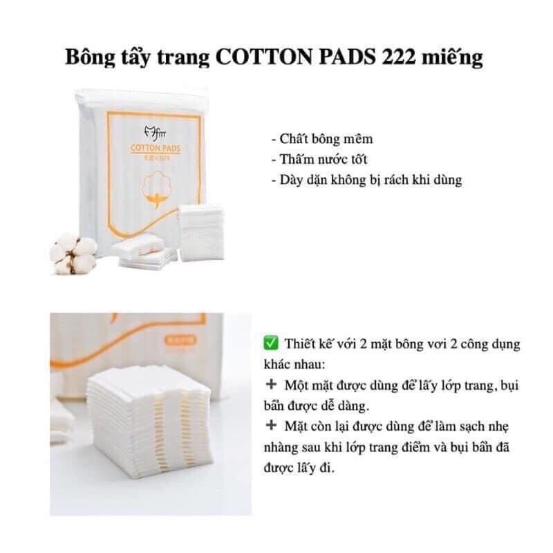 Bông Tẩy Trang COTTON PADS 222 Miếng 2