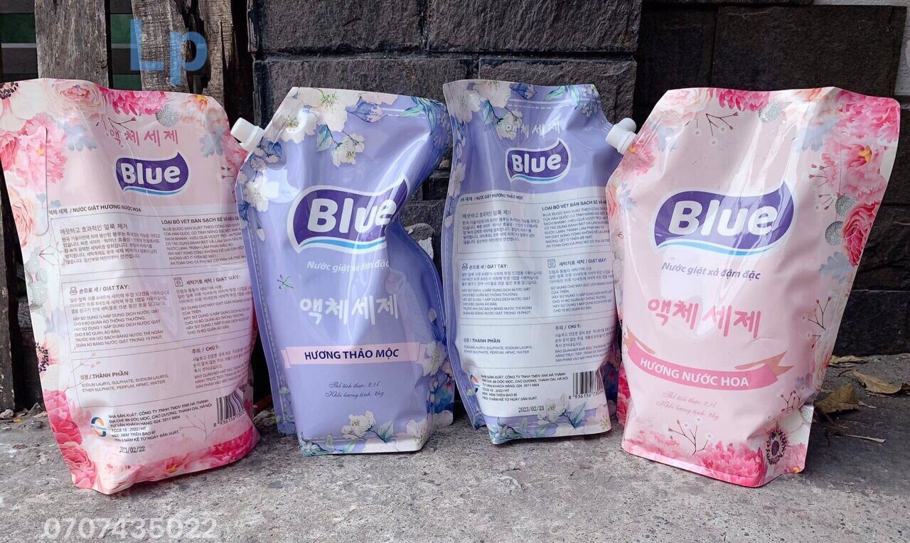 Nước Giặt Blue Túi 2.1 Lít Siêu Thơm 2