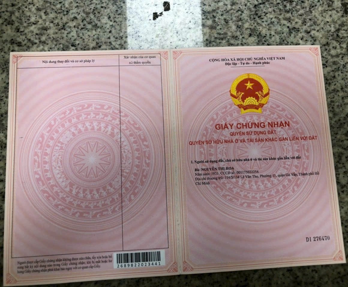 Nhà P8 Gò Vấp - 30m2 - 3 tỷ 450 3x