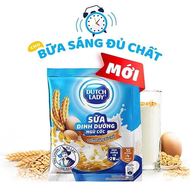 Dây 10 Gói Sữa Dinh Dưỡng + Ngũ Cốc Cô Gái Hà Lan 3