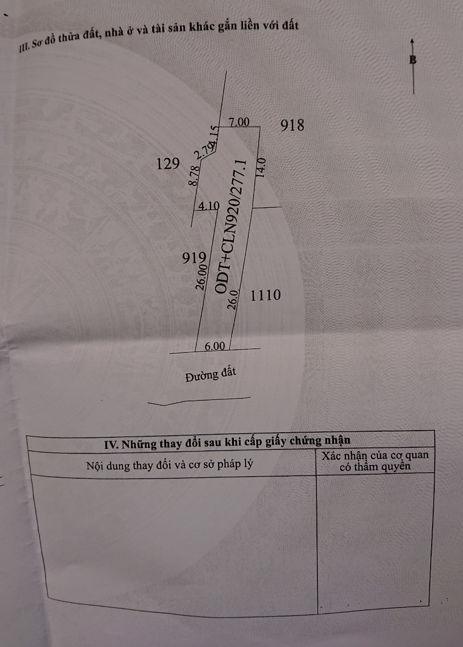 Đất Trảng Bàng - 277m2 - 1 tỷ 800 4