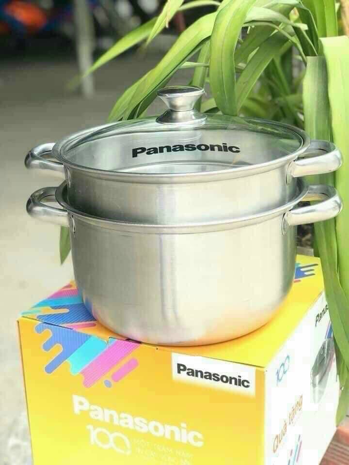 Xửng Hấp PANASONIC 2 in 1 Size 24cm Tiện Dụng 4